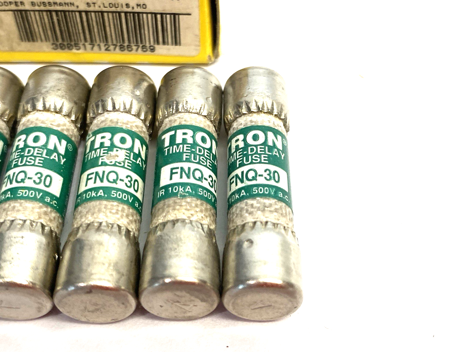 FNQ-30 | Cooper Bussmann Tron Time-Delay Fuses BOX OF 6 - New Other - Maverick Industrial Sales