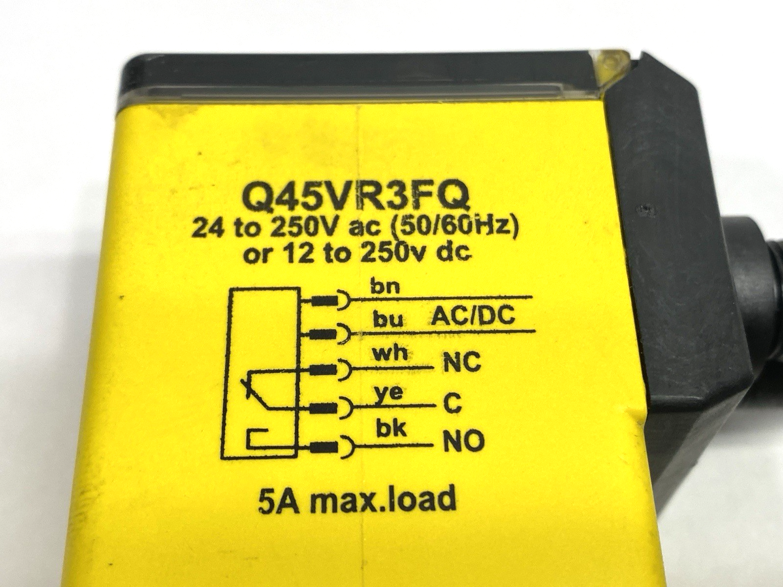 Q45R3RFQ | Banner Photoelectric Sensor 12-250VDC 24-250VAC 54311 - Used - Maverick Industrial Sales