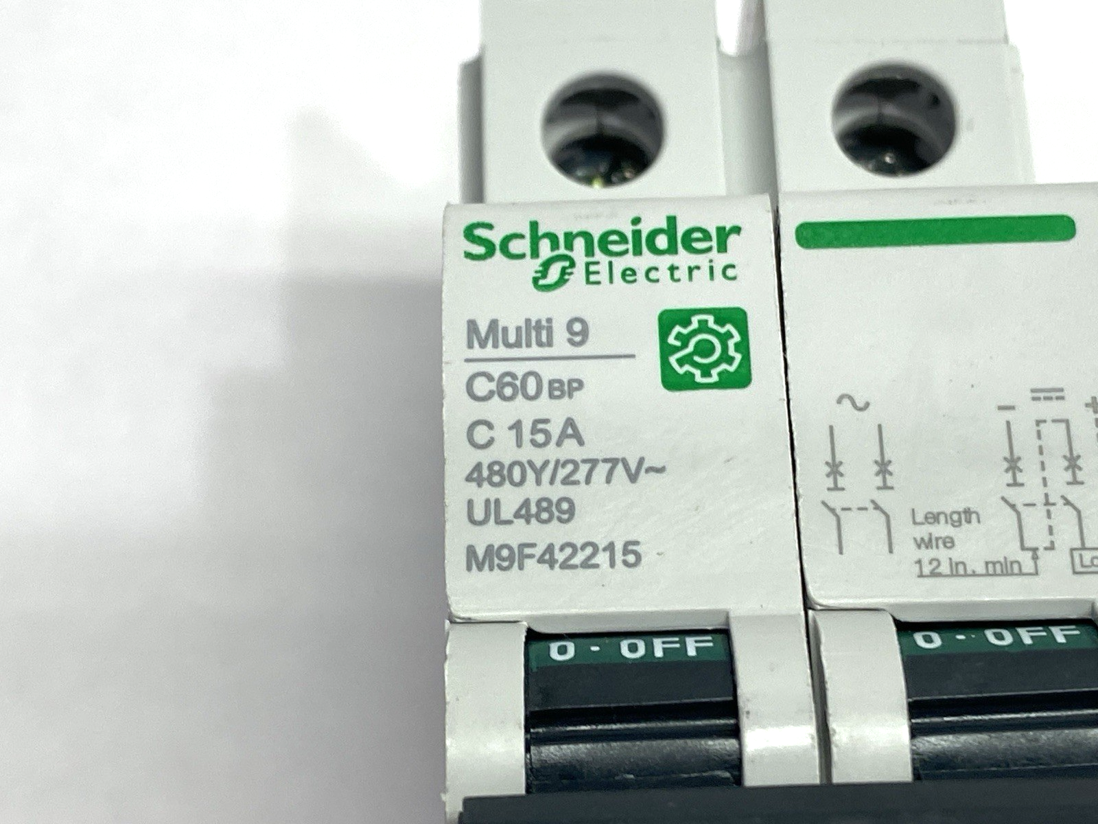 Schneider Electric M9F42215 Miniature Circuit Breaker 15A - Maverick Industrial Sales