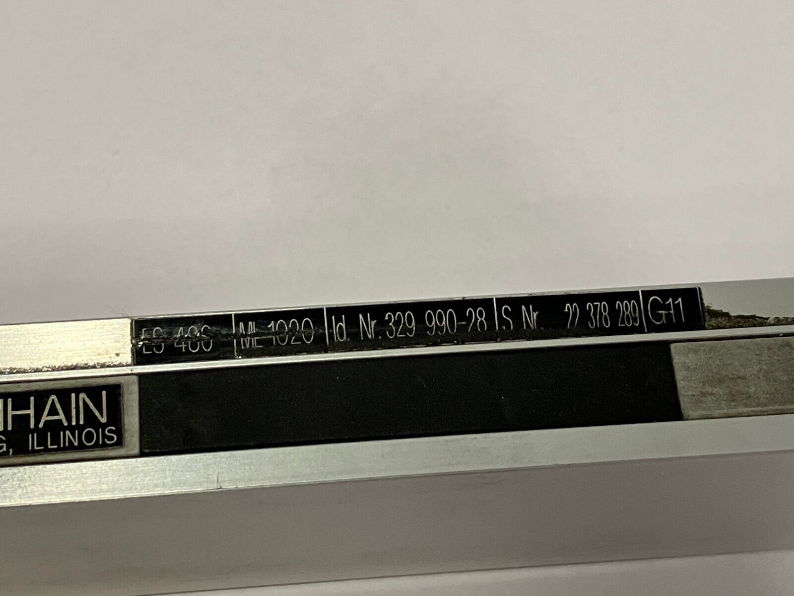 Heidenhain LS 486 Sealed Linear Encoder ML 1020 329990-28 NO READER HEAD - Maverick Industrial Sales