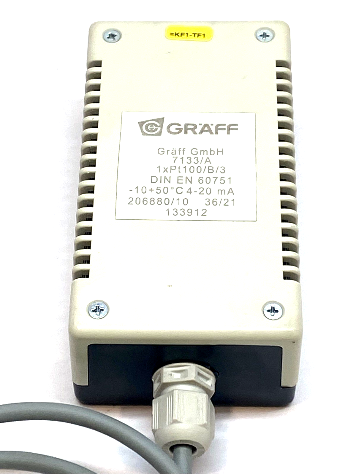 GF-7133/A | Graff Room Temperature Sensor for Dry Rooms - Used - Maverick Industrial Sales