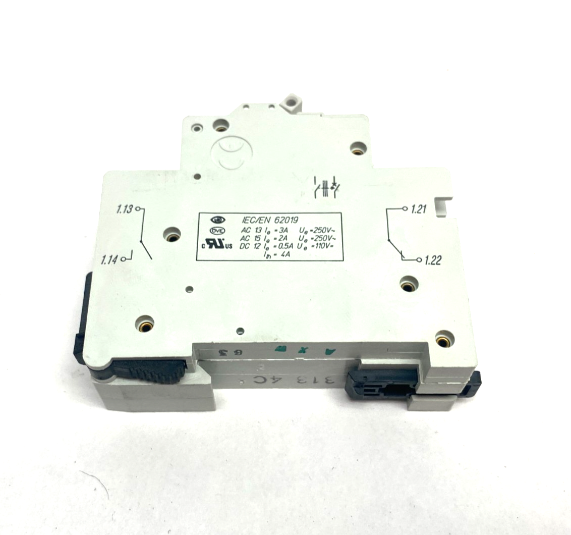 278553 | Eaton Moeller Circuit Breaker FAZ-C4/1 Xpole/xEffect w/ FAZ-XHI11 - Used - Maverick Industrial Sales