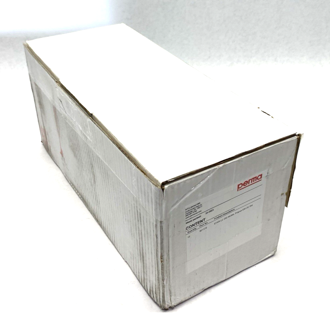 901370 | Perma STAR Lubrication Cartridge 250cc filled w/ MOBIL Polyrex EM 10-PACK - New – Open box - Maverick Industrial Sales