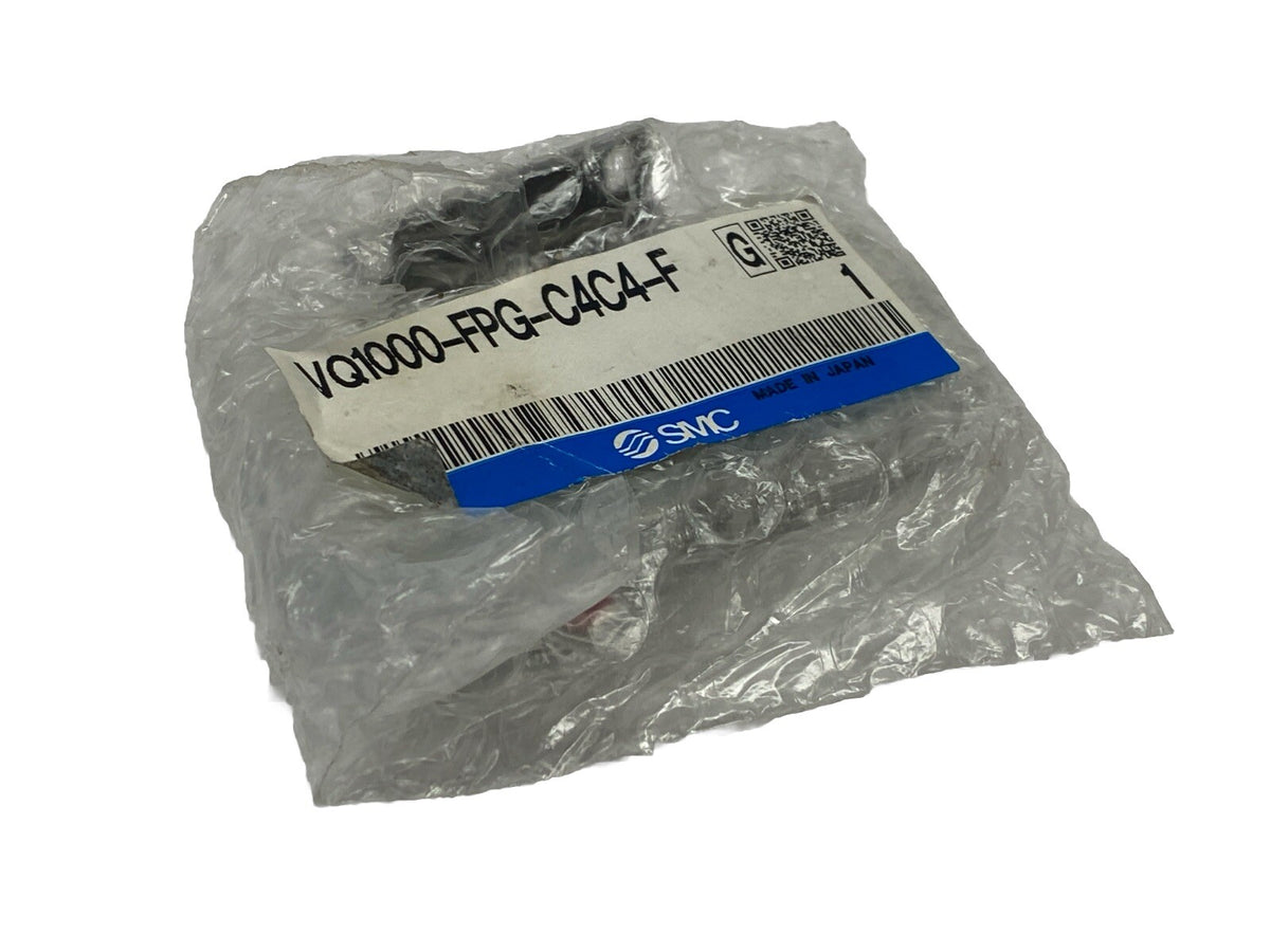 SMC VQ1000-FPG-C4C4-F Double Check Block Valve, Perfect, 4mm Tube - Maverick Industrial Sales