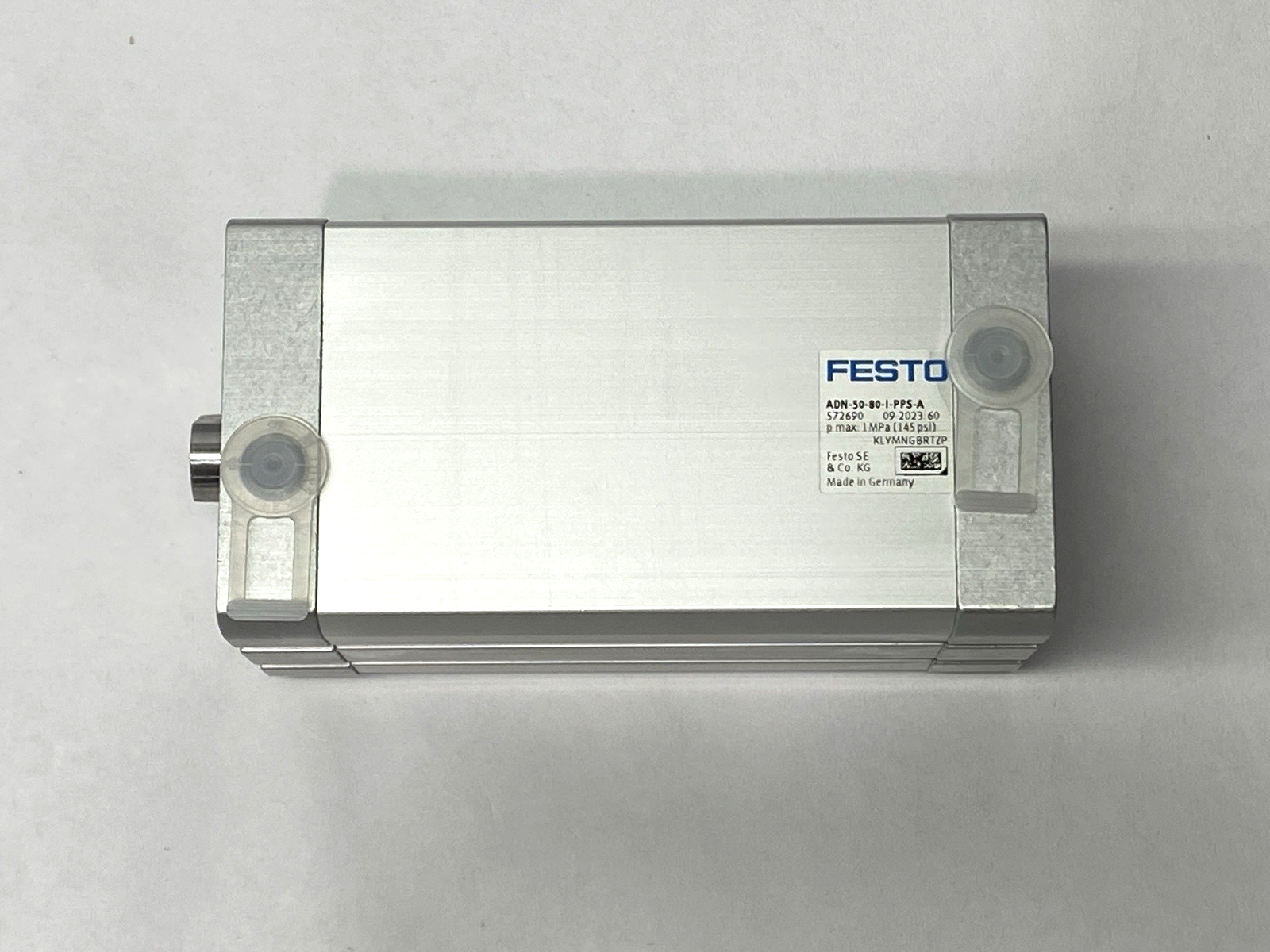 ADN-50-80-I-PPS-A | Festo Pneumatic Compact Cylinder 50mm Bore 80mm Stroke 572690 - New – Open box - Maverick Industrial Sales