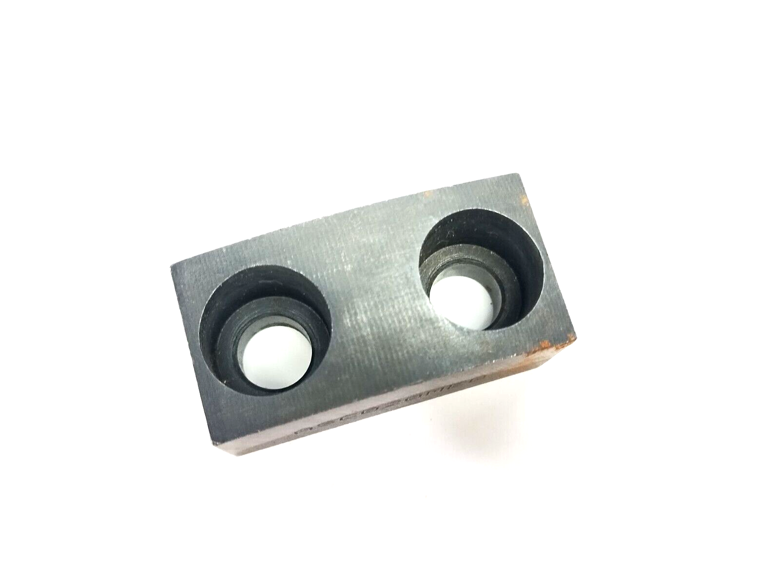 NAAMS ASC020 Crowned Stop Block 2 Hole C/Bore For M10 Socket Head Screw LOT OF 3 - Maverick Industrial Sales