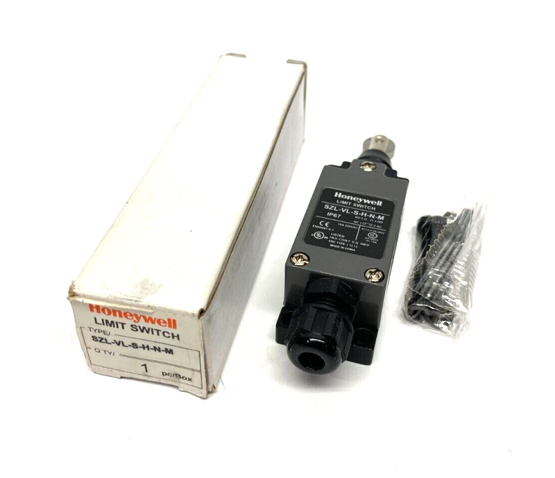 Honeywell SZL-VL-S-H-N-M Roller Plunger Limit Switch 10A 380VAC - Maverick Industrial Sales