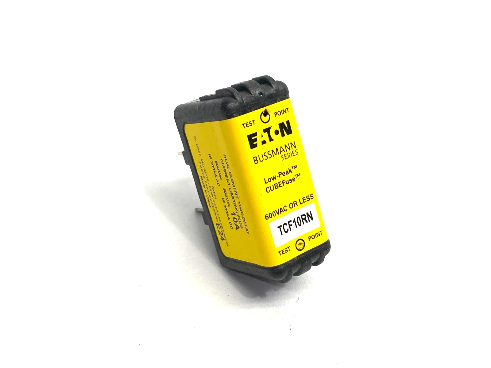 Eaton Bussmann TCF10RN Low-Peak CUBEFuse 600VAC or Less - Maverick Industrial Sales