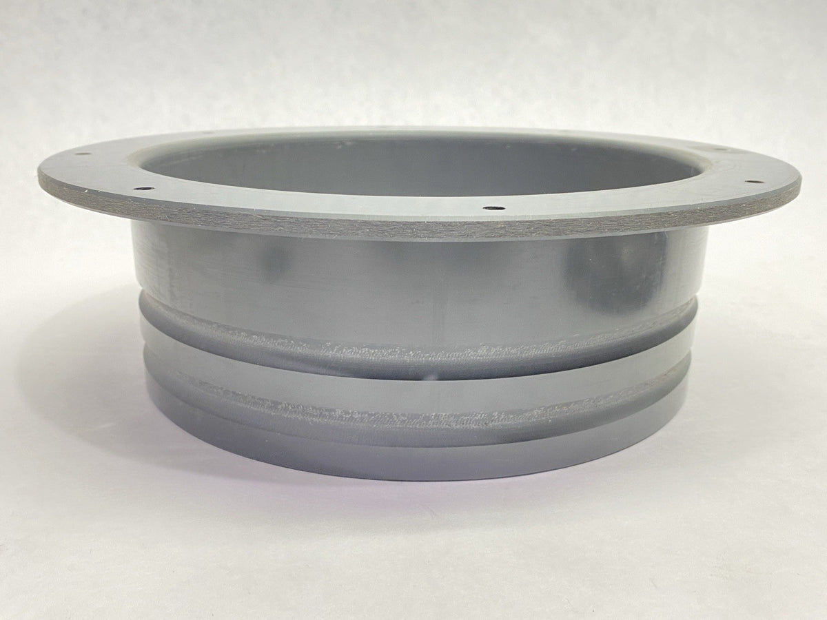 Renco R05-PRTPVC8 8" PVC Round Port w/ Plate, Gasket & Hardware - Maverick Industrial Sales
