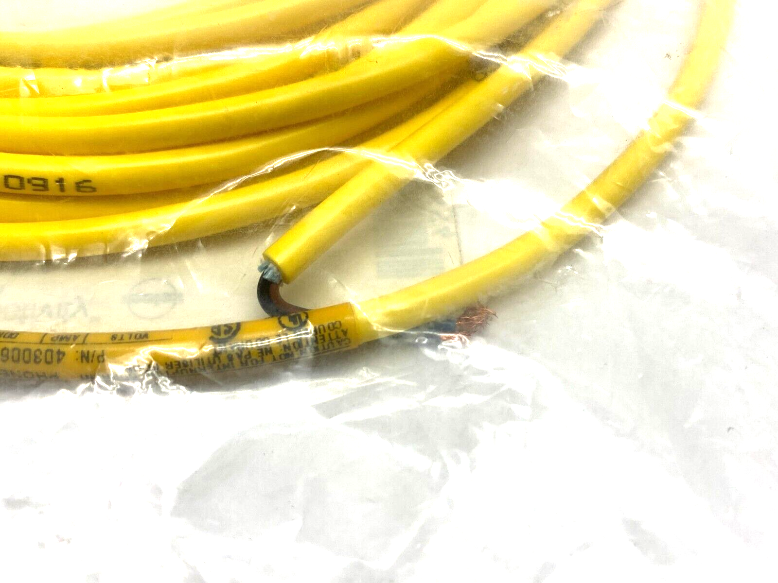 L-Com Woodhead TRG324-C4Y-5M Brad® Nano-Change® M8 Cable 3-Pos M to Pigtail IP68 - Maverick Industrial Sales