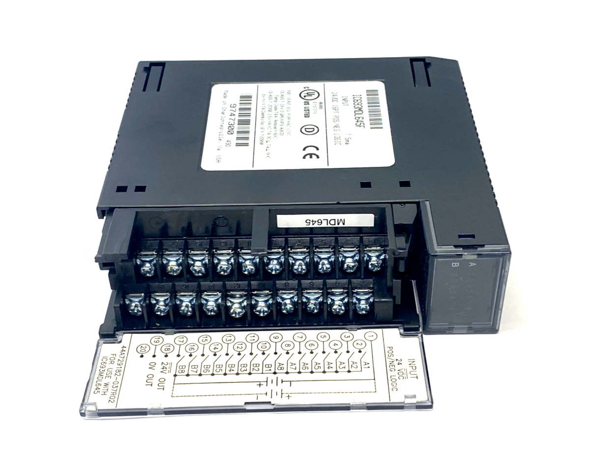 GE Fanuc IC693MDL645F Input Module 24VDC Pos/Neg Logic 16PT - Maverick Industrial Sales