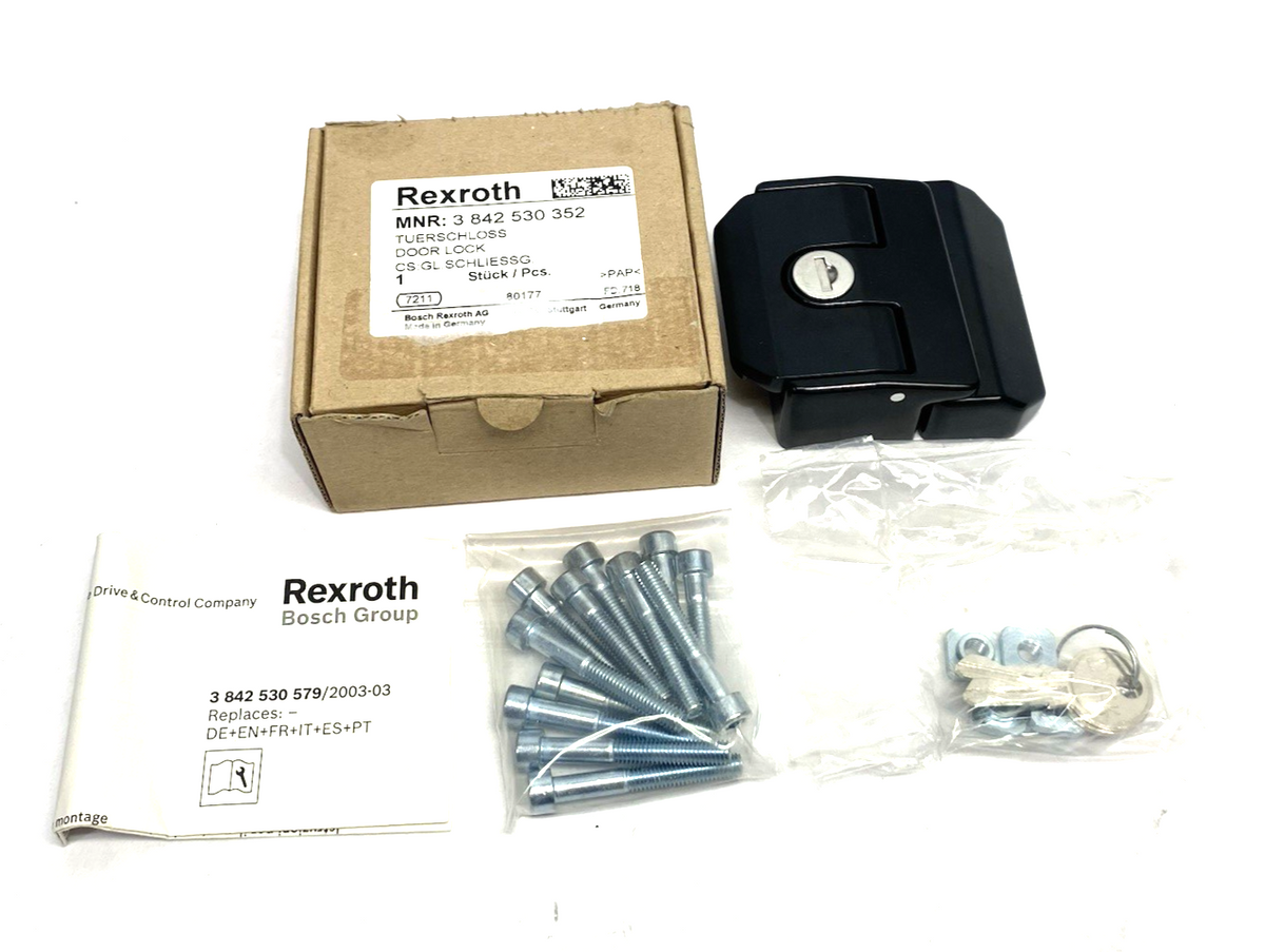 Bosch Rexroth 3842530352 Uniform Locking Door Lock Unit, for Swing Doors - Maverick Industrial Sales