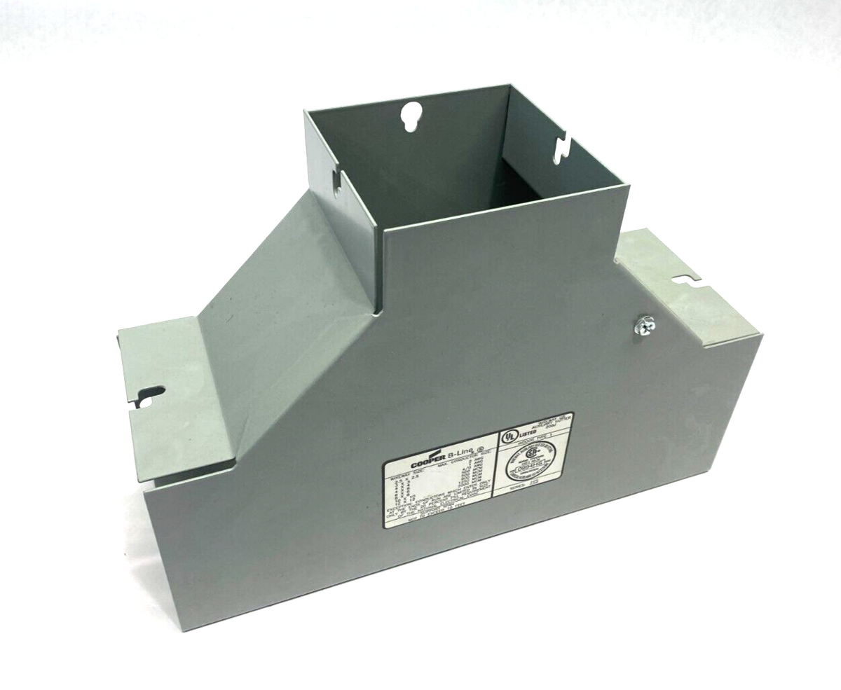 44HST | Cooper B-Line Lay-In Wireway Tee Section Hinge Screw Cover Gray Steel - New – Open box - Maverick Industrial Sales