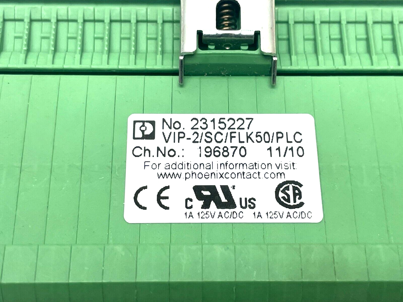 Phoenix Contact VIP-2/SC/FLK50/PLC Passive Module 2315227 - Used - Maverick Industrial Sales