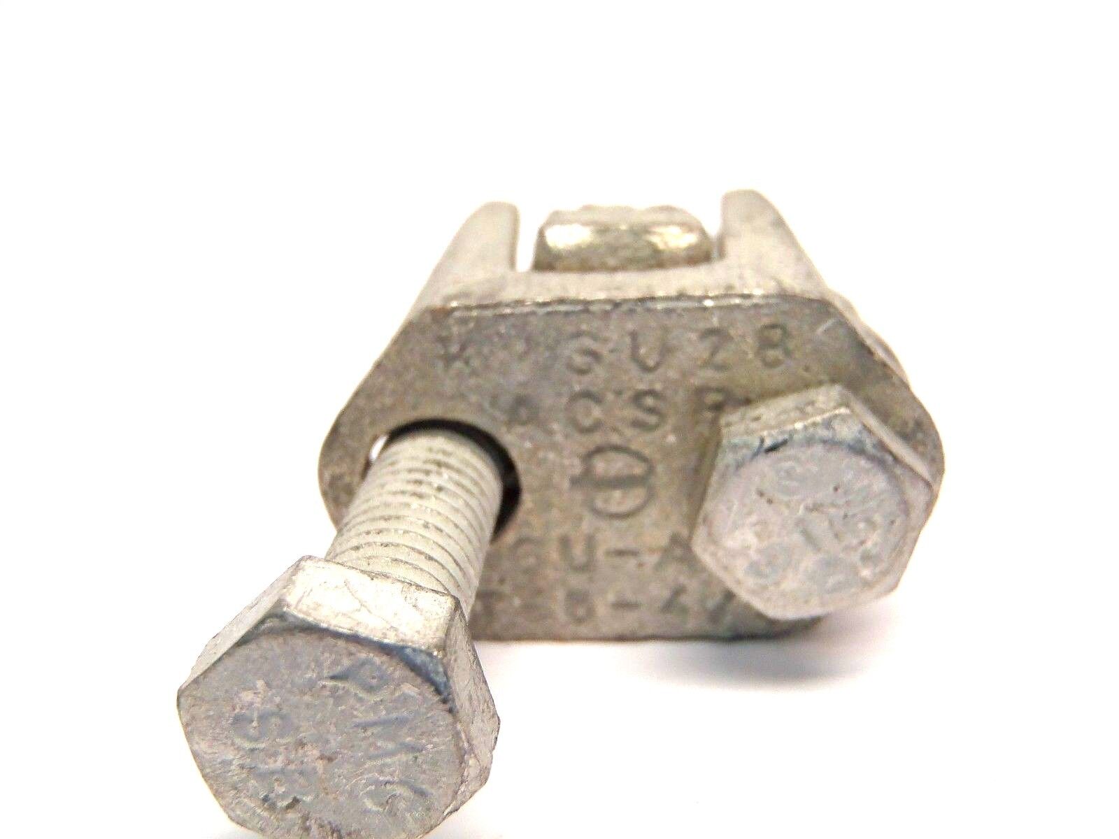 Burndy KVSU28 Zinc Two Bolt Mechanical Tap Connector With Spacer ACSR 4/0 - Maverick Industrial Sales