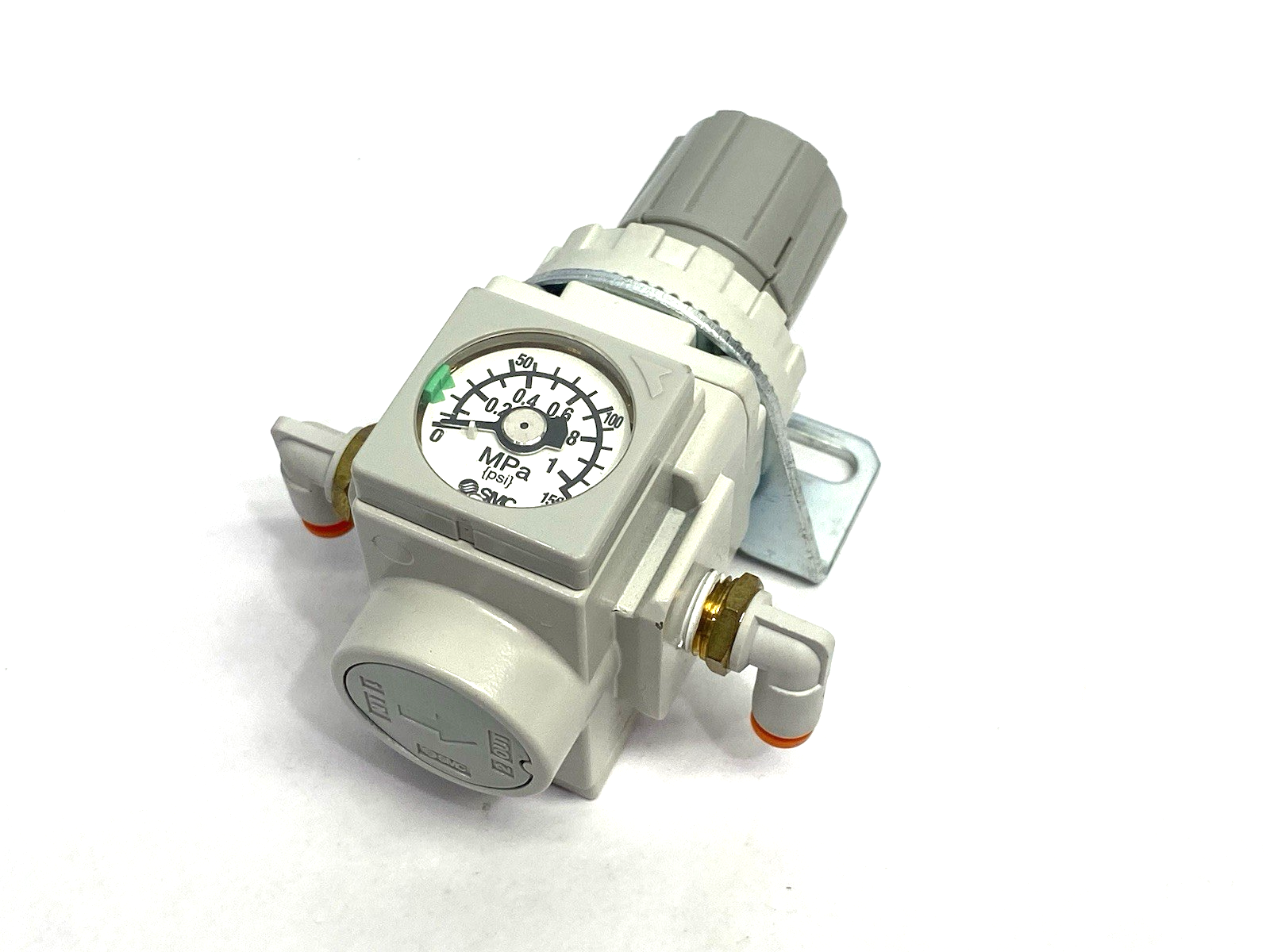 AR20K-N01BE-Z-B | SMC Modular Regulator 1/8" NPT Ports, AR MASS PRO - Used - Maverick Industrial Sales