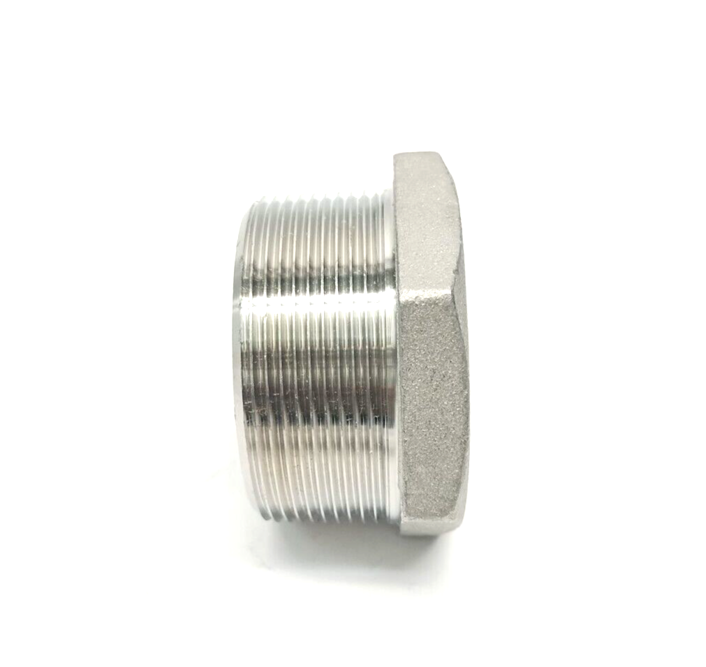 SP114 MB-304 Hex Reducer Bushing Fitting 2" x 1/4" Pipe 150# 2-1/2" Hex LOT OF 2 - Maverick Industrial Sales