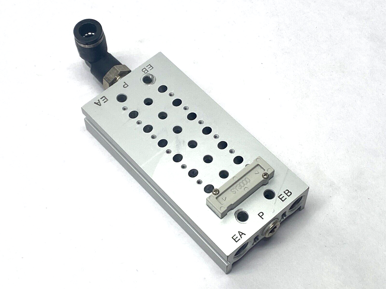 SMC SS5Y3-20-07-00N Pneumatic Manifold Base 7 Station - Maverick Industrial Sales