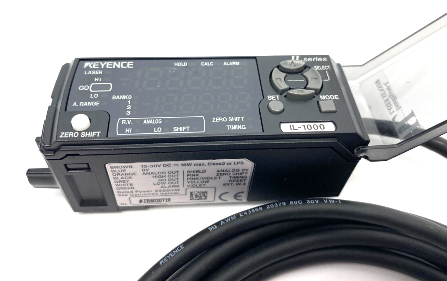 Keyence IL-1000 Multi-Function Laser Sensor Amplifier Unit DIN-Rail Mount Type - Maverick Industrial Sales