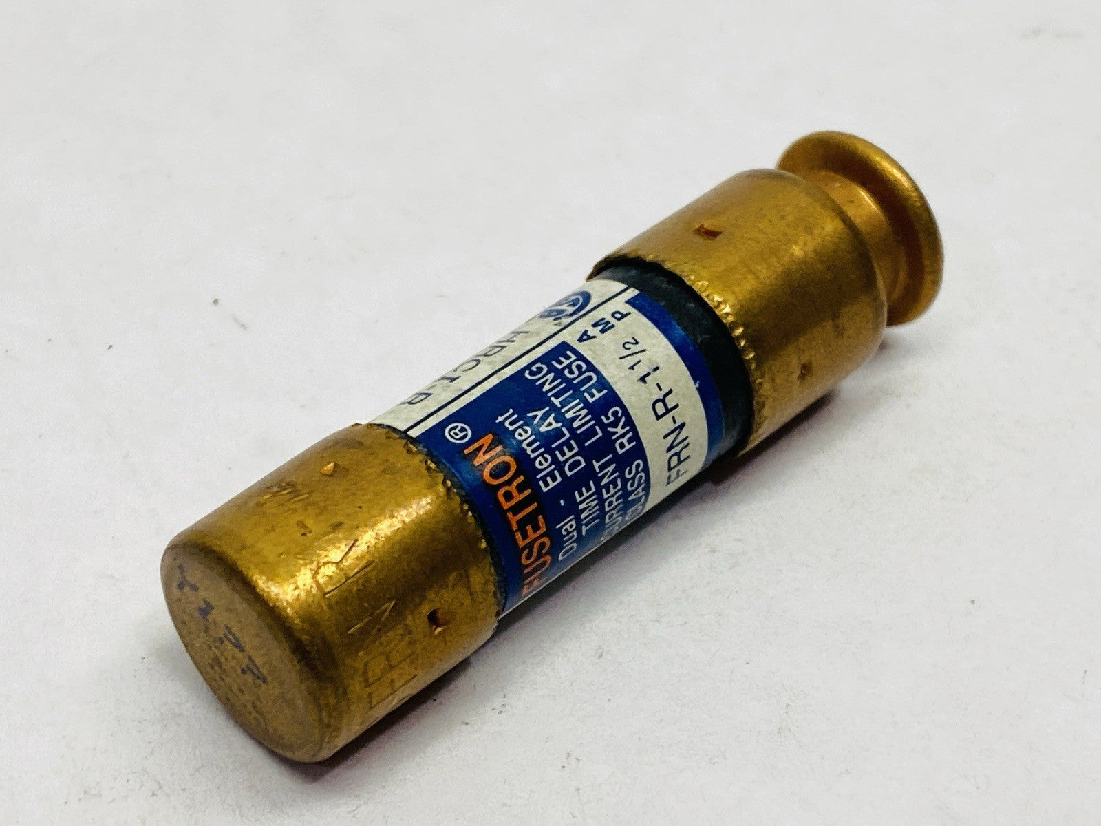 Bussmann FRN-R-11/2 Fusetron Time Delay Class RK5 Fuse 1.5A 250VAC LOT OF 3 - Maverick Industrial Sales