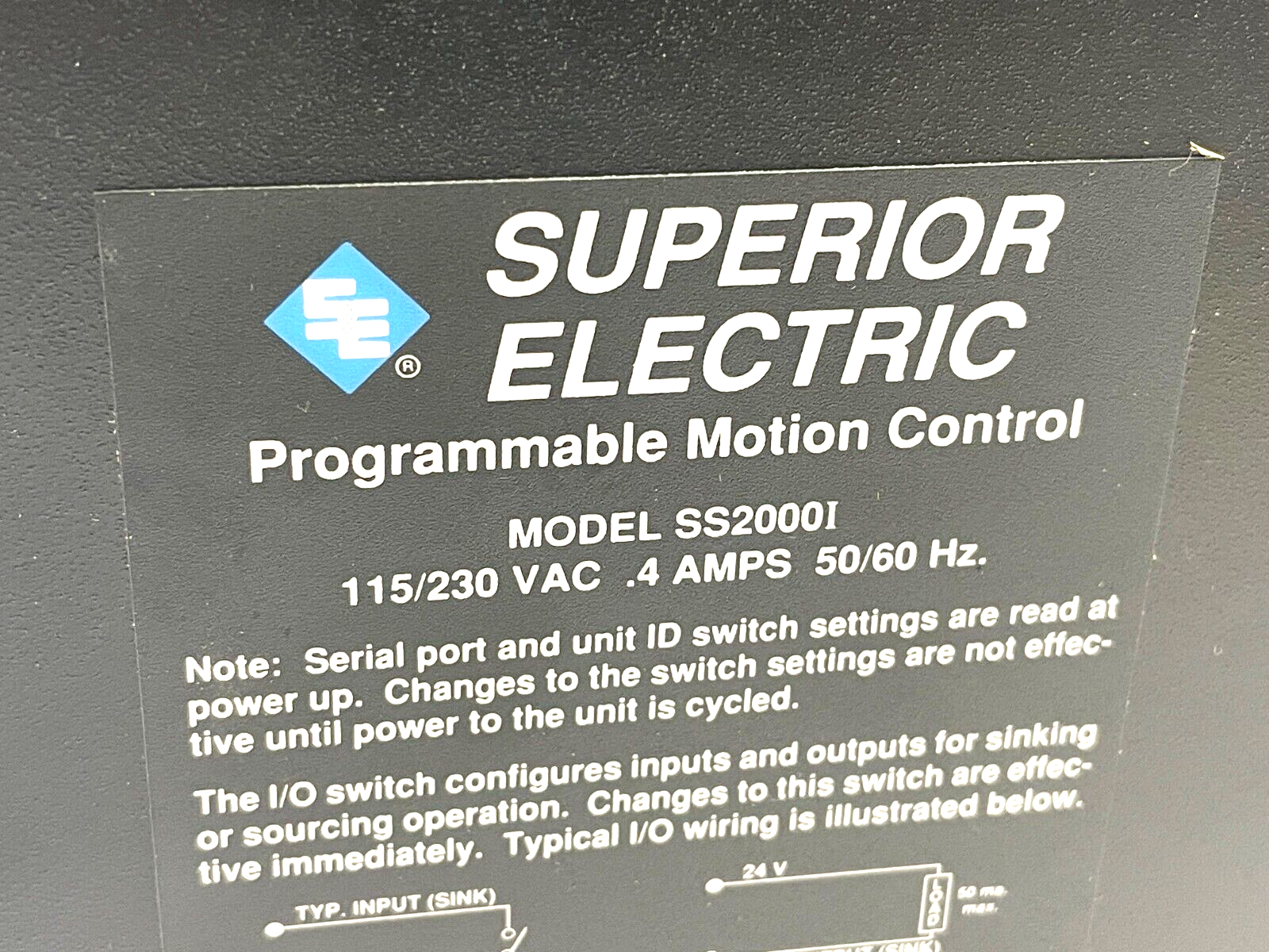 Superior Electric SS2000I Closed-Loop Programmable Motion Control Module - Maverick Industrial Sales