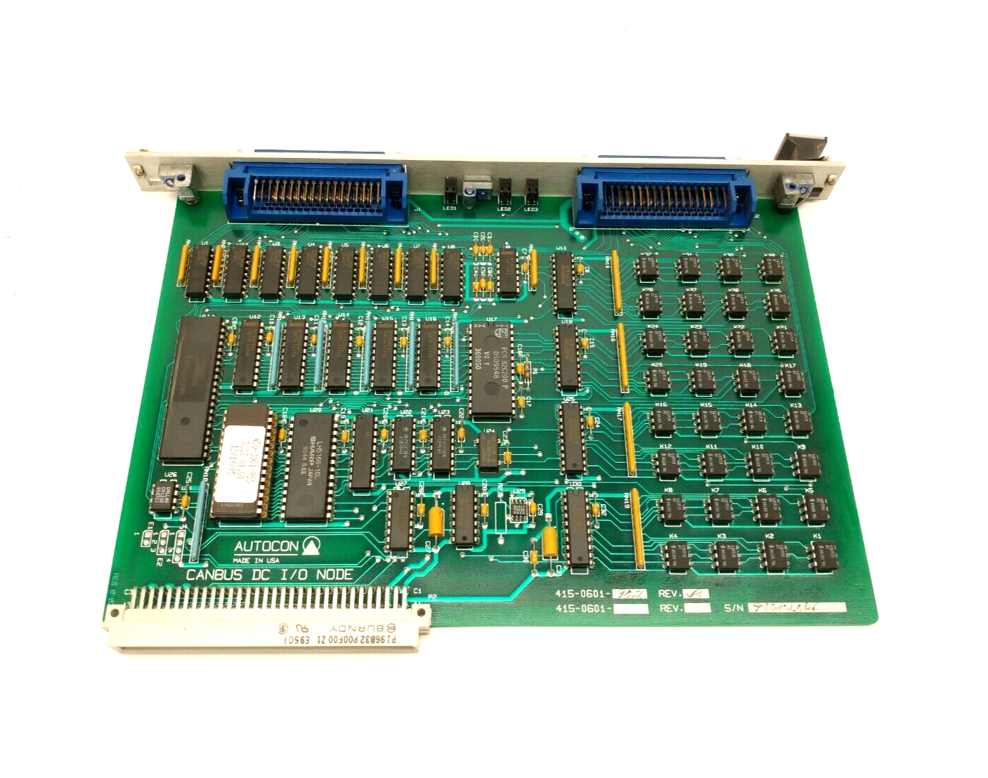 Autocon 415-0601-902 Rev. B CANBUS DC I/O Node Circuit Board PCB Hurco BMC30HT - Maverick Industrial Sales