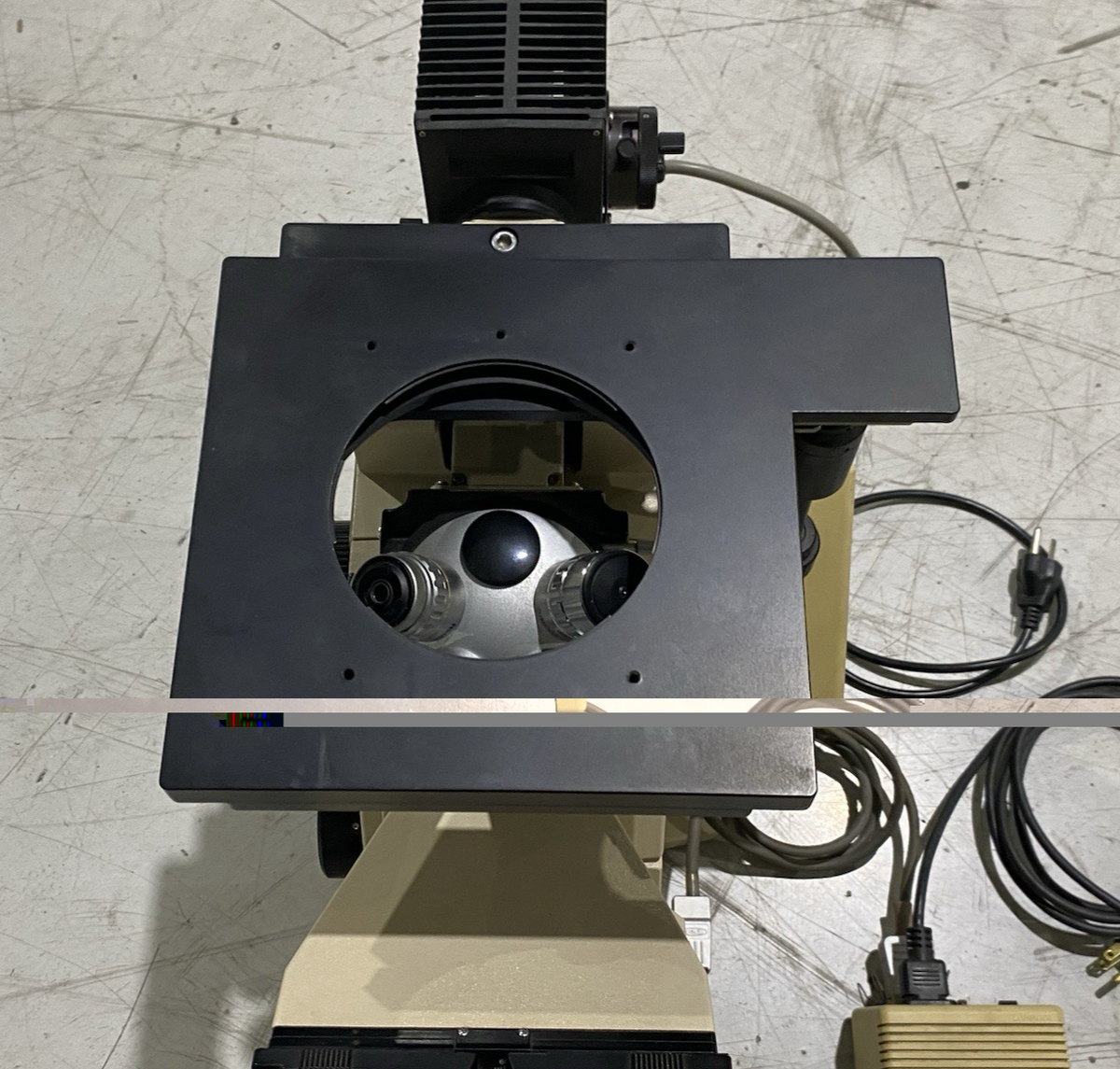 PME 3 | Olympus Metallurgical Microscope, 5-Position Scope Head, TH3 Power Supply - Used - Maverick Industrial Sales