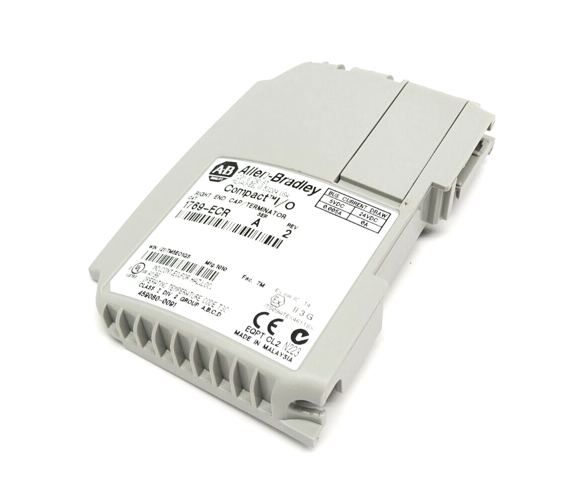 1769-ECR | Allen Bradley Ser. A Rev. 2 CompactLogix Right End Cap - Used - Maverick Industrial Sales