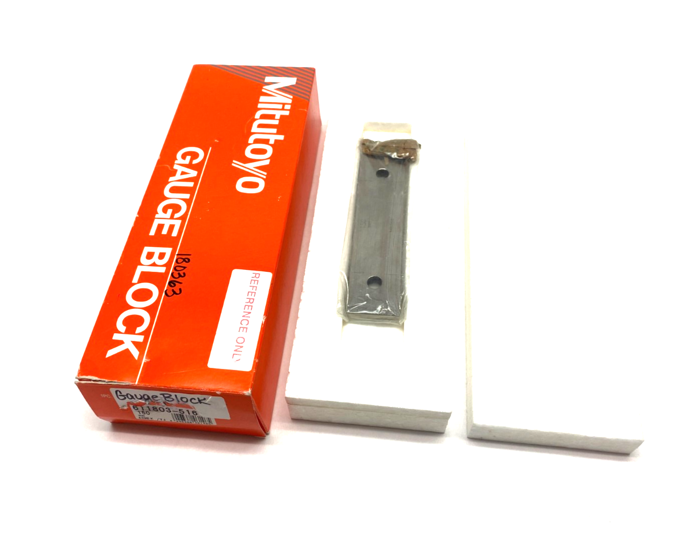 Mitutoyo 611803-516 Rectangular Gage Block 150mm ASMEK/YJ - Maverick Industrial Sales