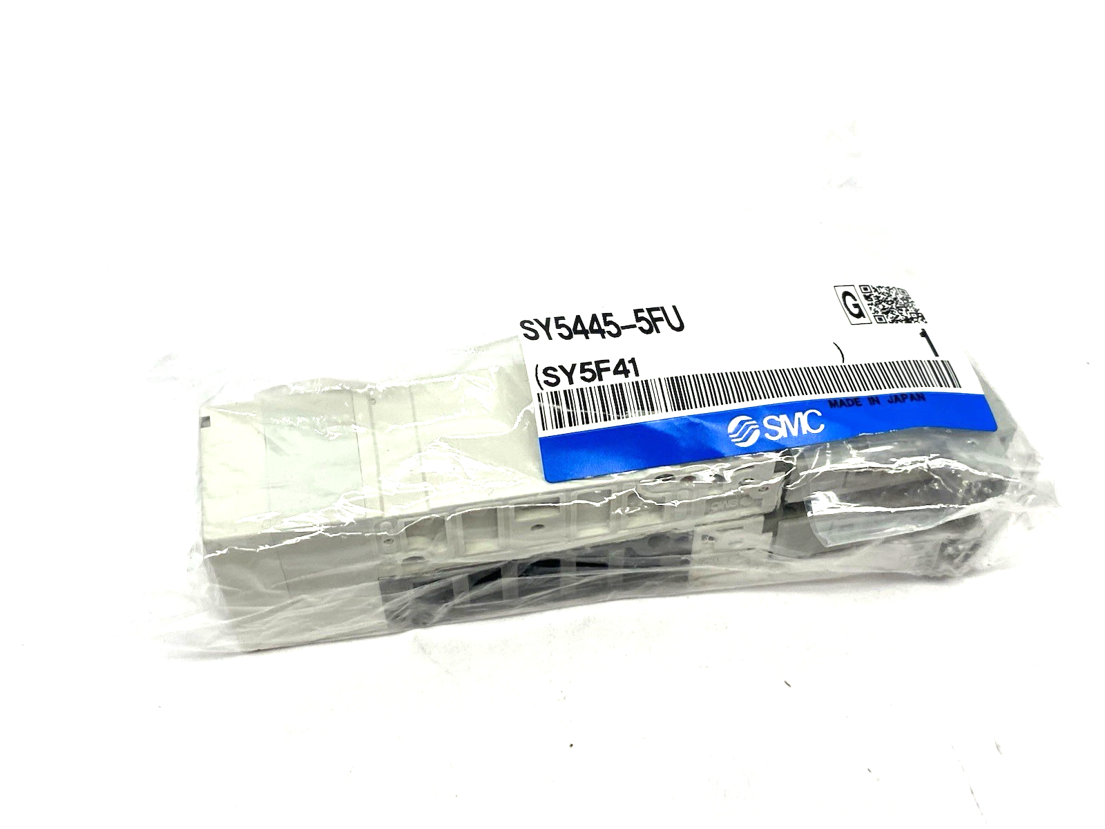 SMC SY5445-5FU Solenoid Valve, 3-Position Center Exhaust, Rubber Seal - Maverick Industrial Sales