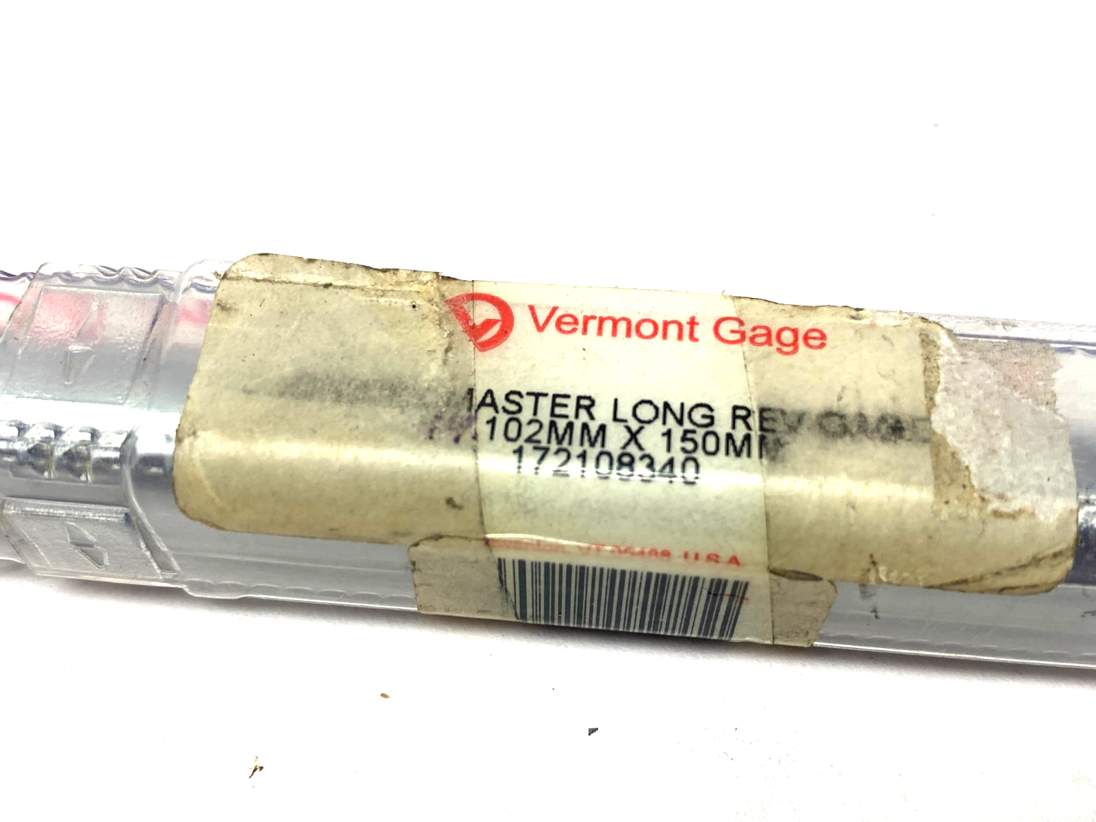 Vermont Gage 172108340 CHR XX Reversible Long Master Gage 14.102mm x 150.00mm - Maverick Industrial Sales