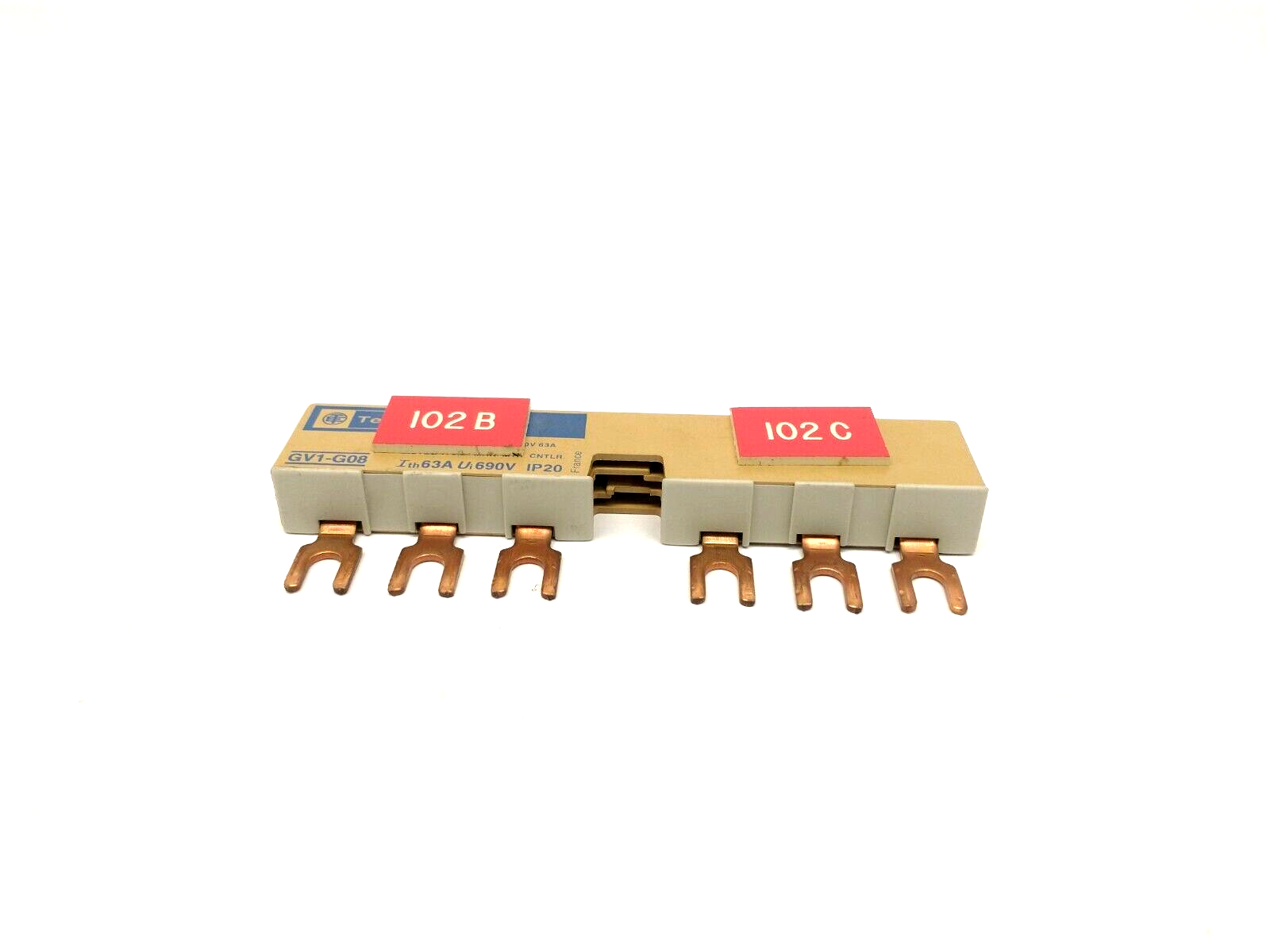 Telemecanique GV1-G08 Busbar 63A LOT OF 2 - Maverick Industrial Sales