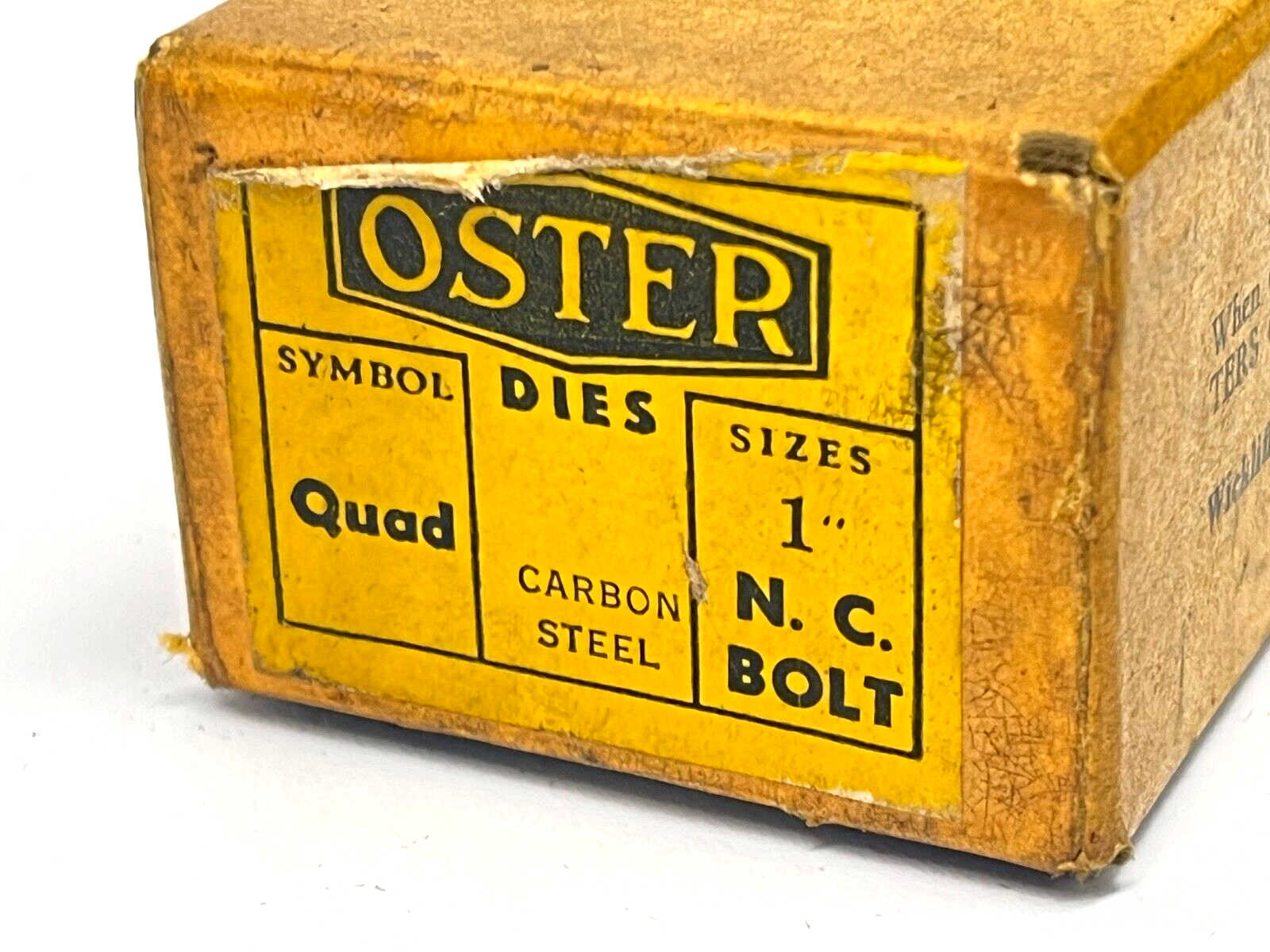 Oster Symbol Quad Carbon Steel 1" 8 N.C Bolt Die - Maverick Industrial Sales