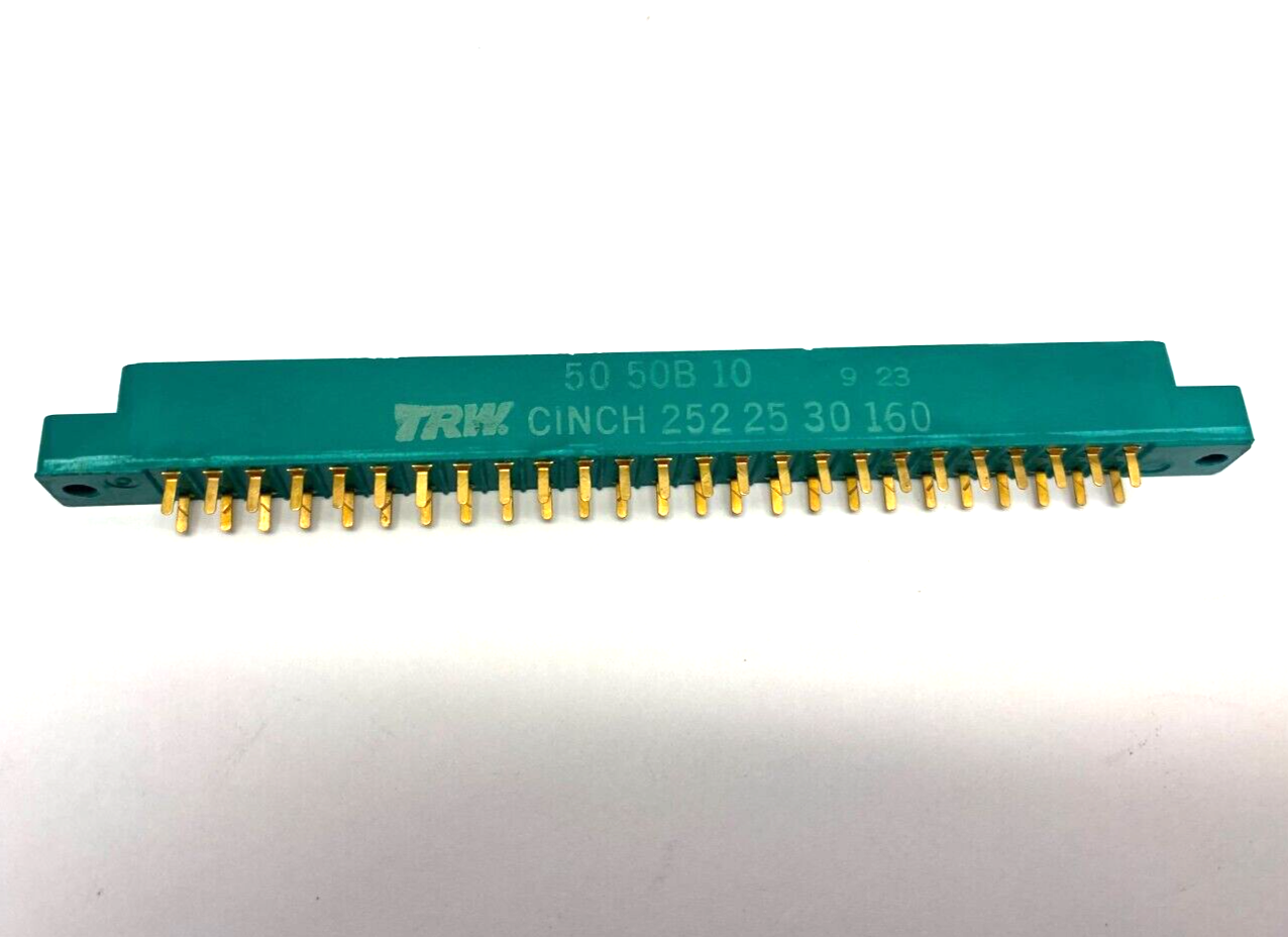TRK Cinch 252 25 30 160 Solder Tab Dual Edge Electronic Connector Female - Maverick Industrial Sales