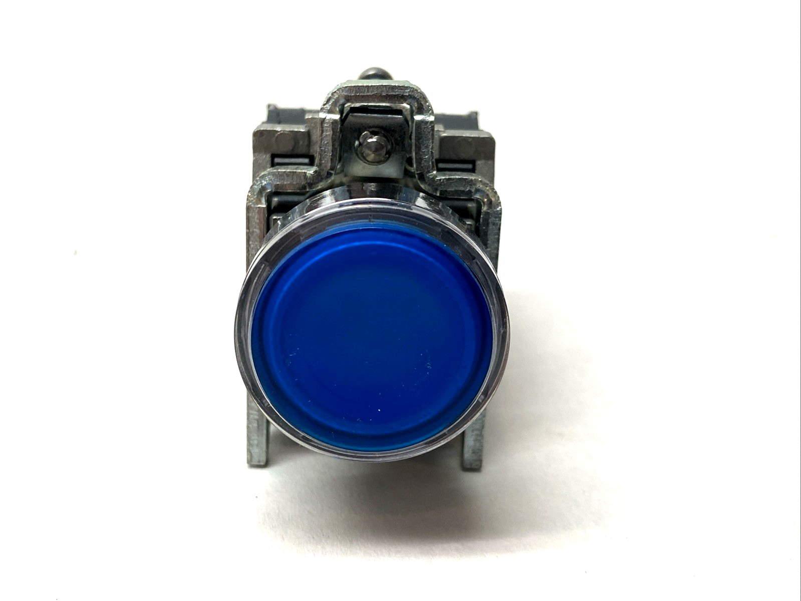 Schneider Electric XB4BW36B5 Illuminated Push Button 22mm Blue 1NO+1NC 24V AC DC - Maverick Industrial Sales