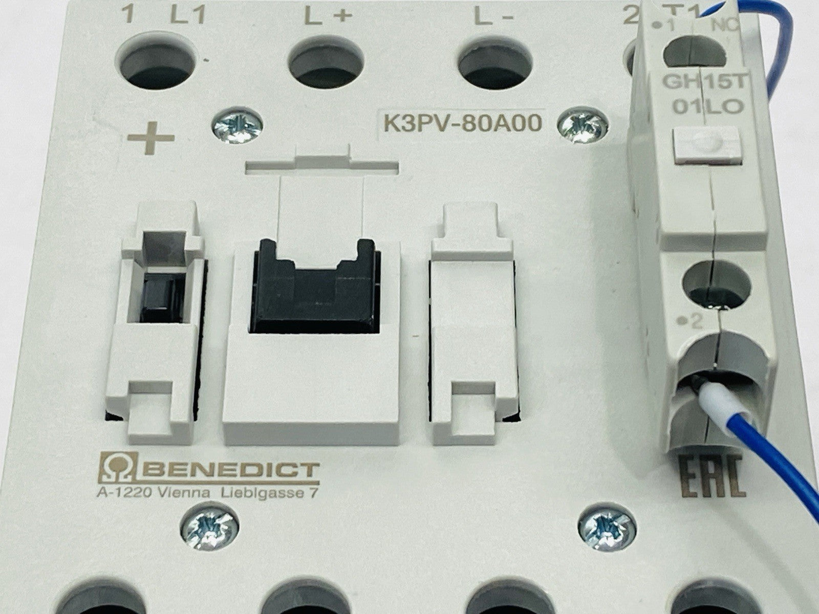 Benedict K3PV-80A00=24 Switching Contactor 24V Coil 80A 1000V - Maverick Industrial Sales