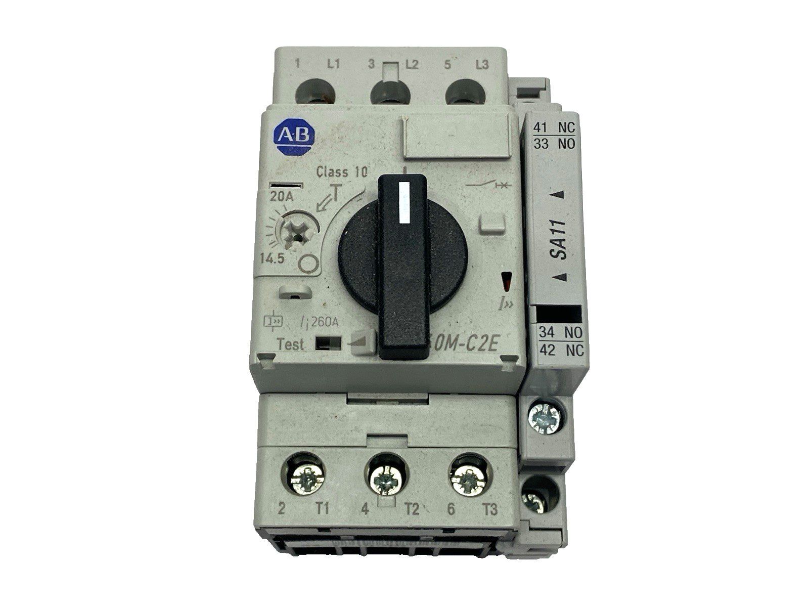 Allen Bradley 140M-C2E-C20 Circuit Breaker Ser. C w/ 140M-C-A Contactor Ser. A - Maverick Industrial Sales
