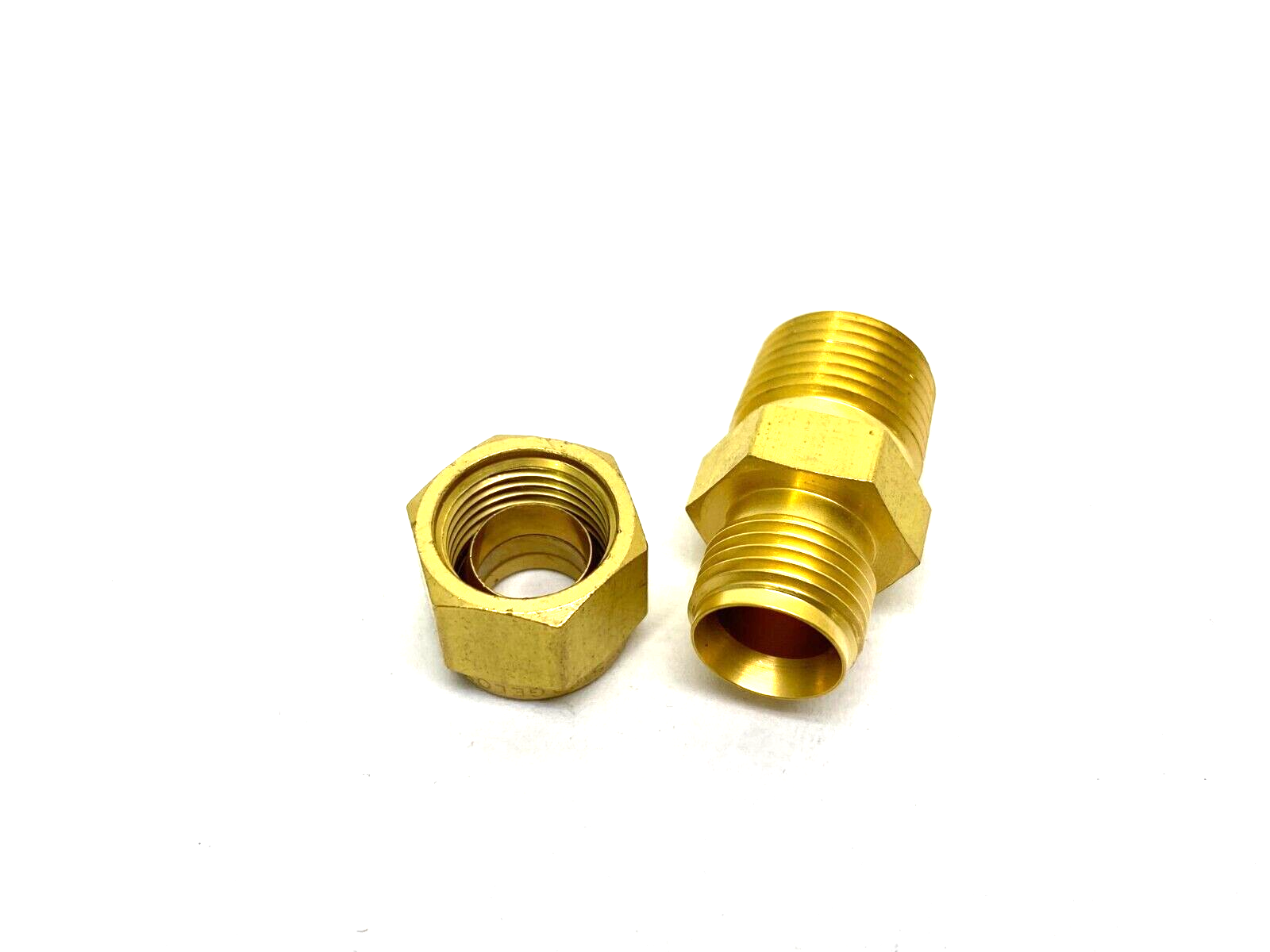 Swagelok B-600-1-6 Brass Straight Compression Fitting 3/8" Tube to 3/8" NPT - Maverick Industrial Sales