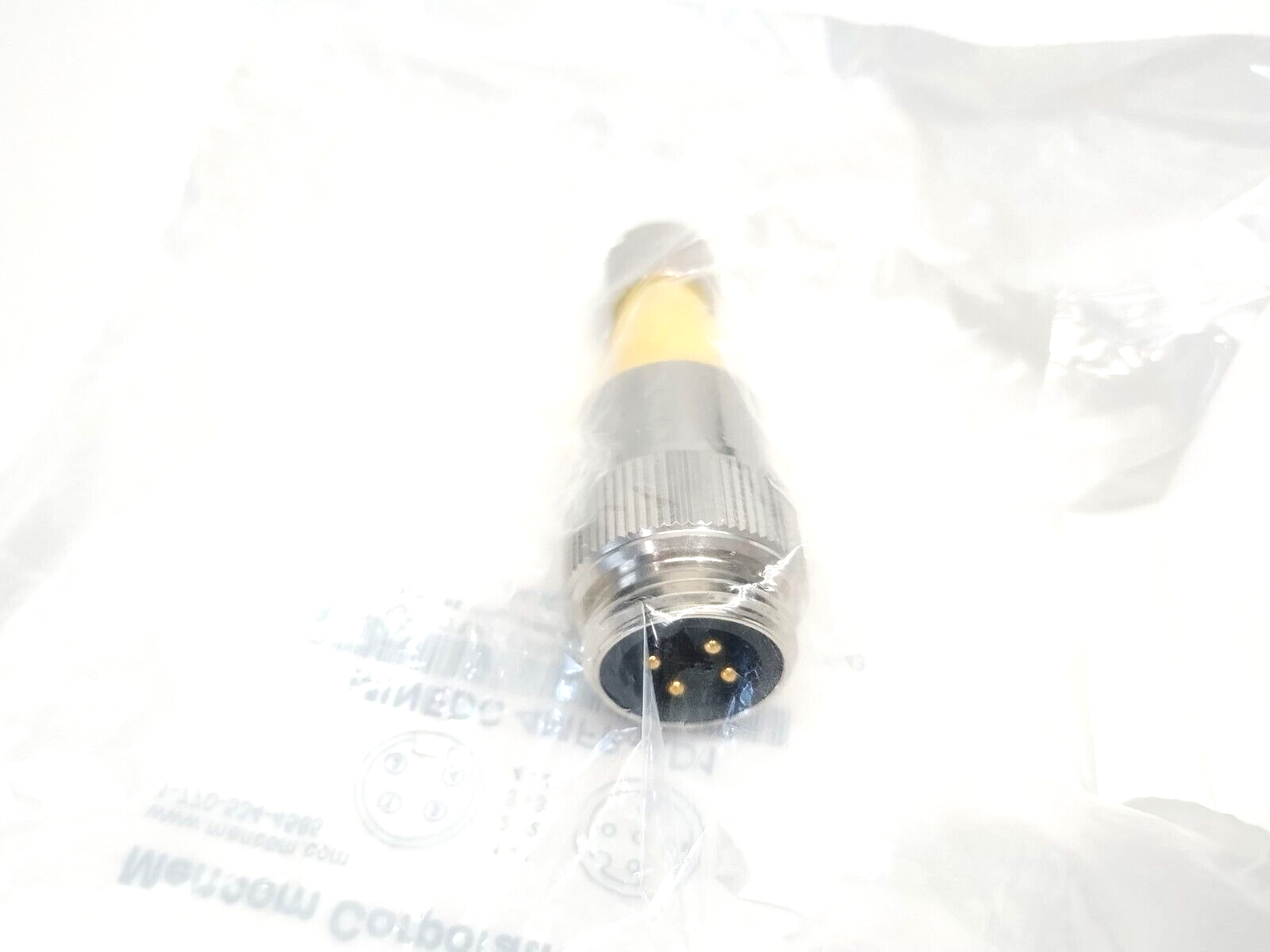 Mencom MINEDC-4MFP-AD1 MIN Size I Male 7/8" To M12 Female Adapter, 4-Pin - Maverick Industrial Sales