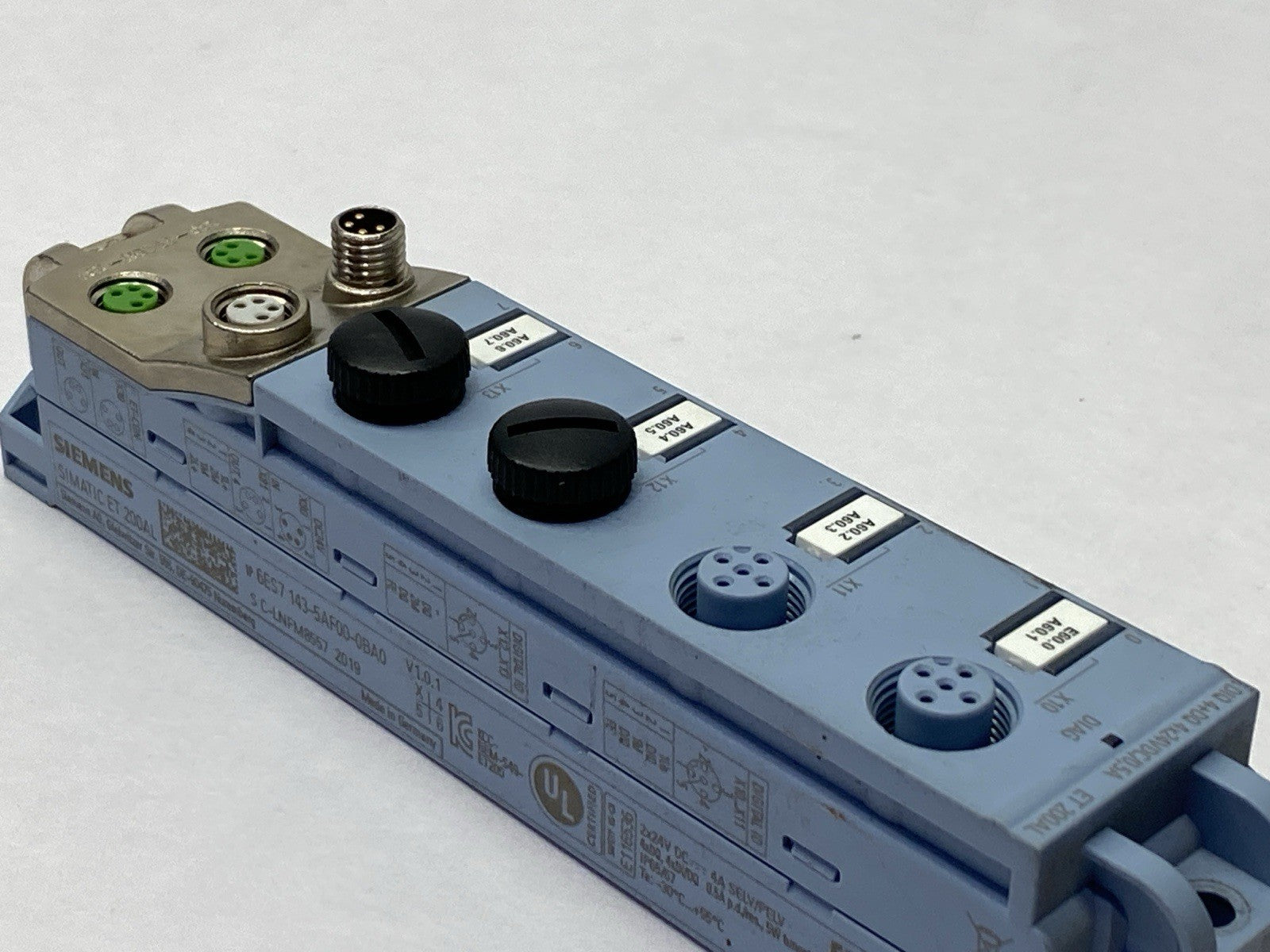 Siemens 6ES7143-5AF00-0BA0 SIMATIC ET 200AL Digital I/O Module 4x M12 0.5A 24V - Maverick Industrial Sales