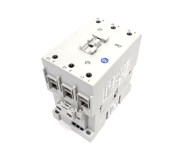 Allen Bradley 100-C60DJ01 Ser B 60A IEC Contactor 24VDC Integrated Diode 1NC 0NO - Maverick Industrial Sales