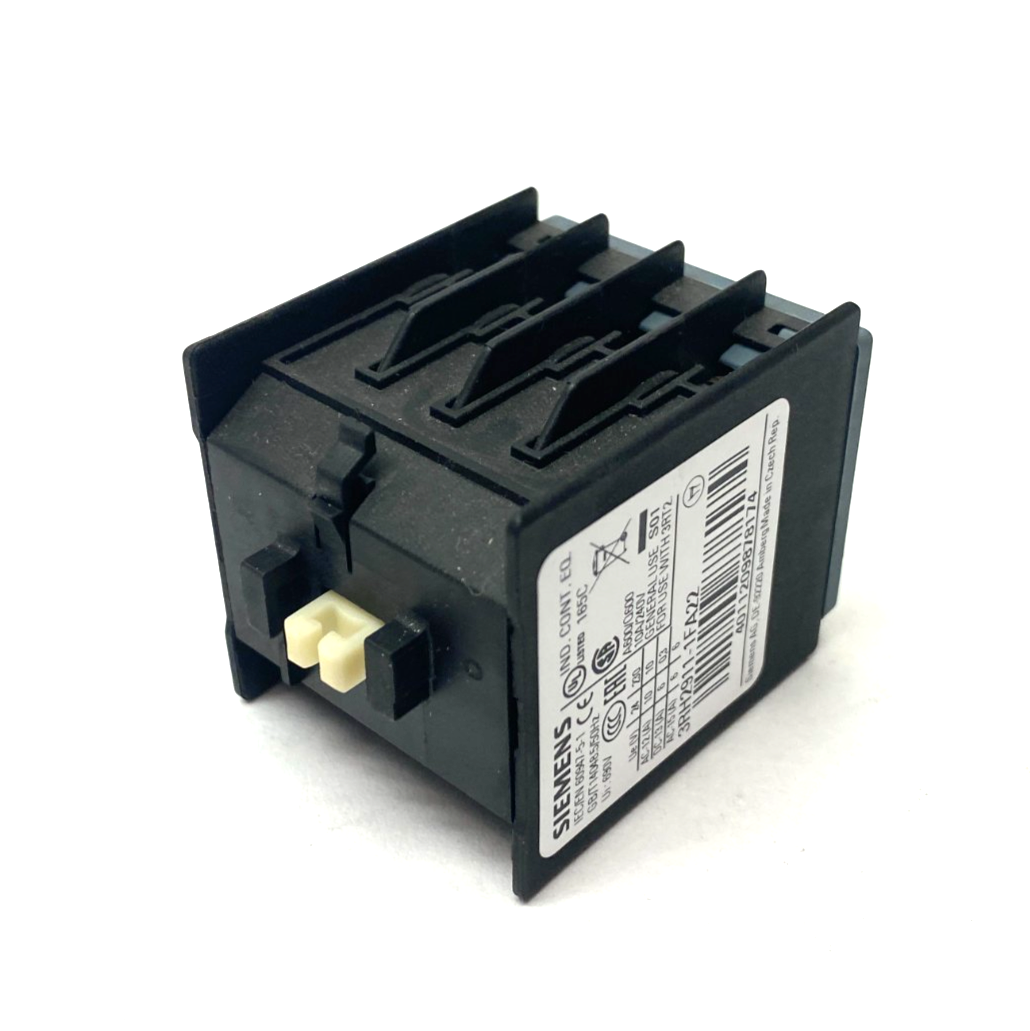 Siemens 3RH2911-1FA22 Auxiliary Contact Block 2NO + 2NC - Maverick Industrial Sales