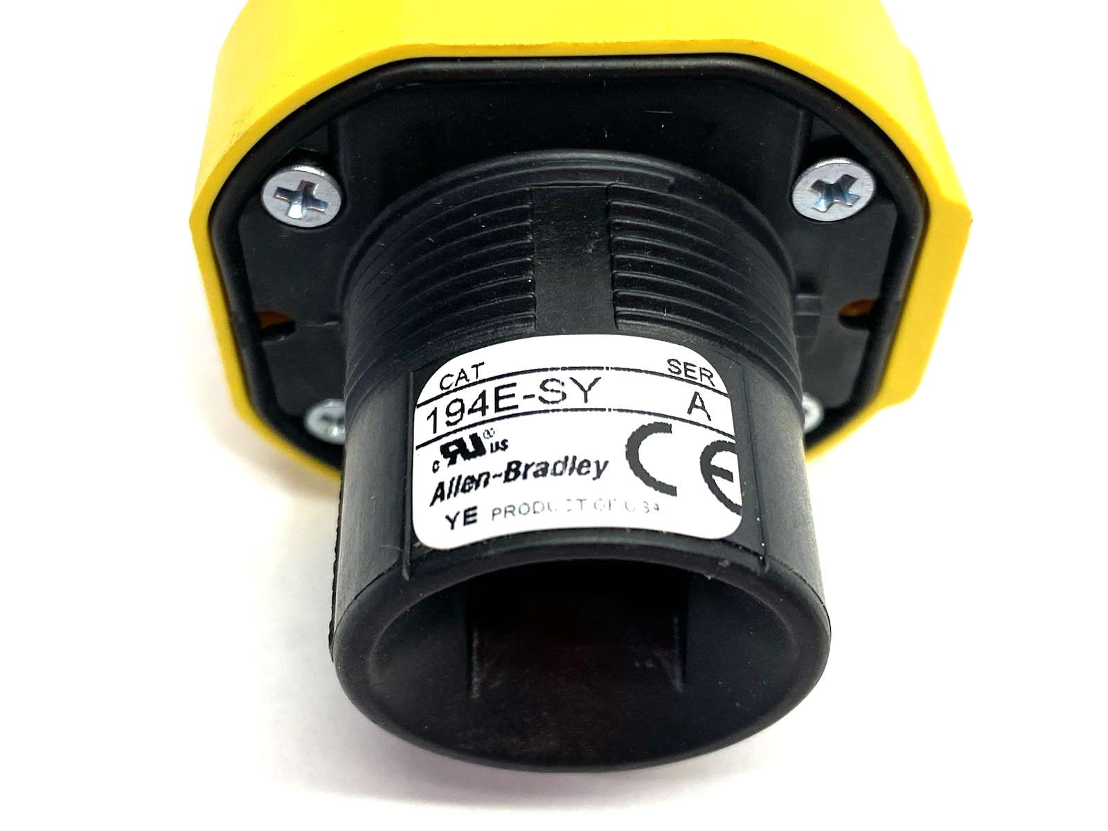 194E-SY | Allen Bradley Ser. A Rotary Disconnect Switch Handle Red/Yellow - New – Open box - Maverick Industrial Sales