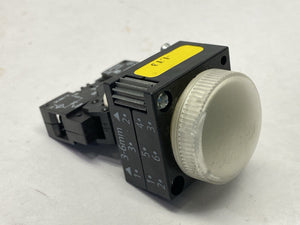 3SB3244-6BA70-0CC0 | Siemens  Panel Mount Pilot Light White 22mm - Used