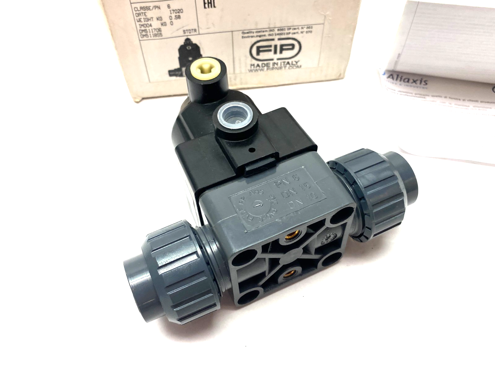 FIP ASM2HVFF01NC Pneumatic Valve CMUIV/CP NC D20 EPDM ATT PP-GR NEW - Maverick Industrial Sales
