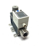 SMC PF3W704S-N03-E-MRZ 3-Color Digital Flow Switch for Water - Maverick Industrial Sales