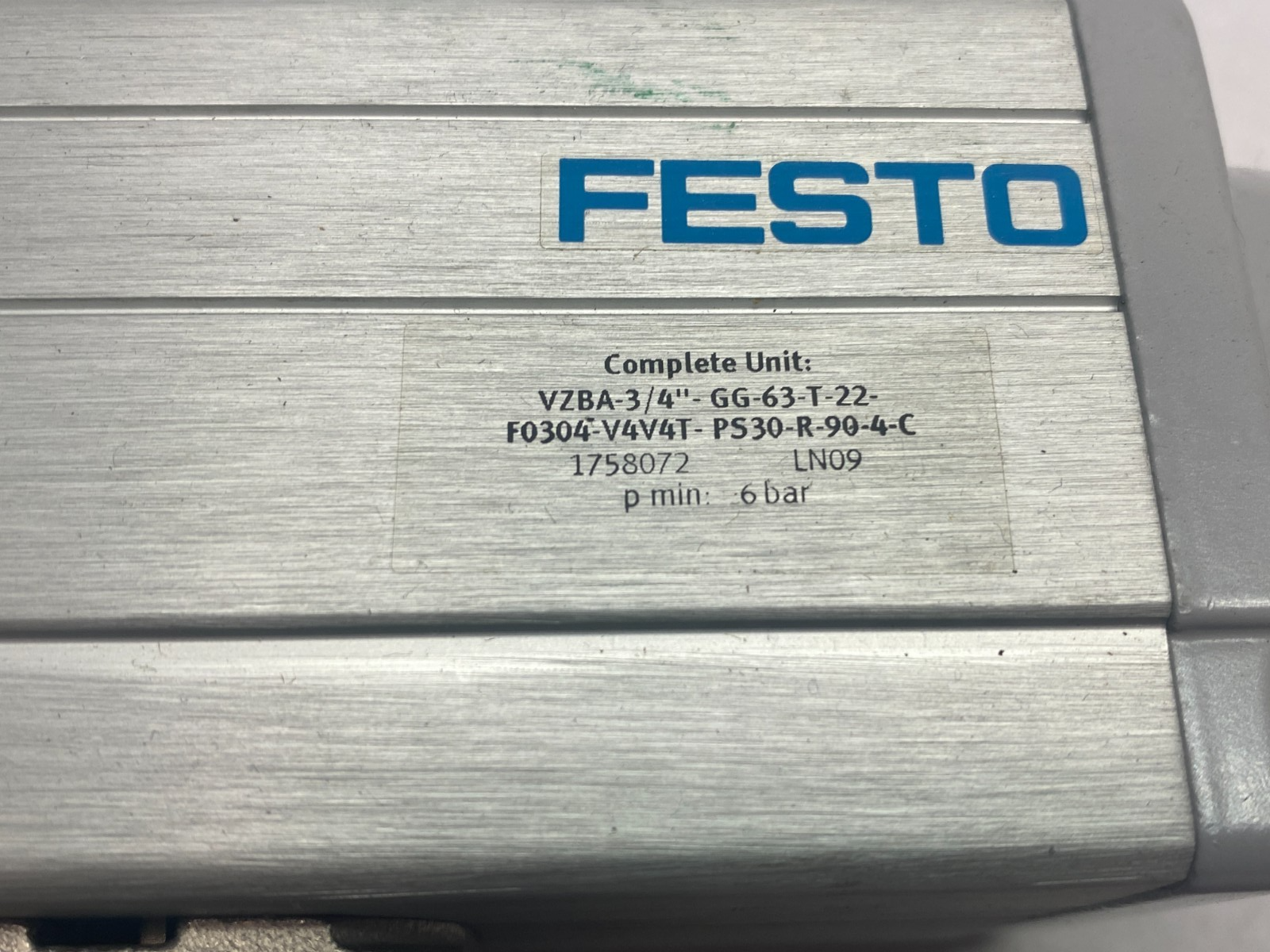 Festo VZBA-3/4"-GG-63-T-22-F0304-V4V4T-PS30-R-90-4-C Pneumatic Actuator 1758072 - Maverick Industrial Sales