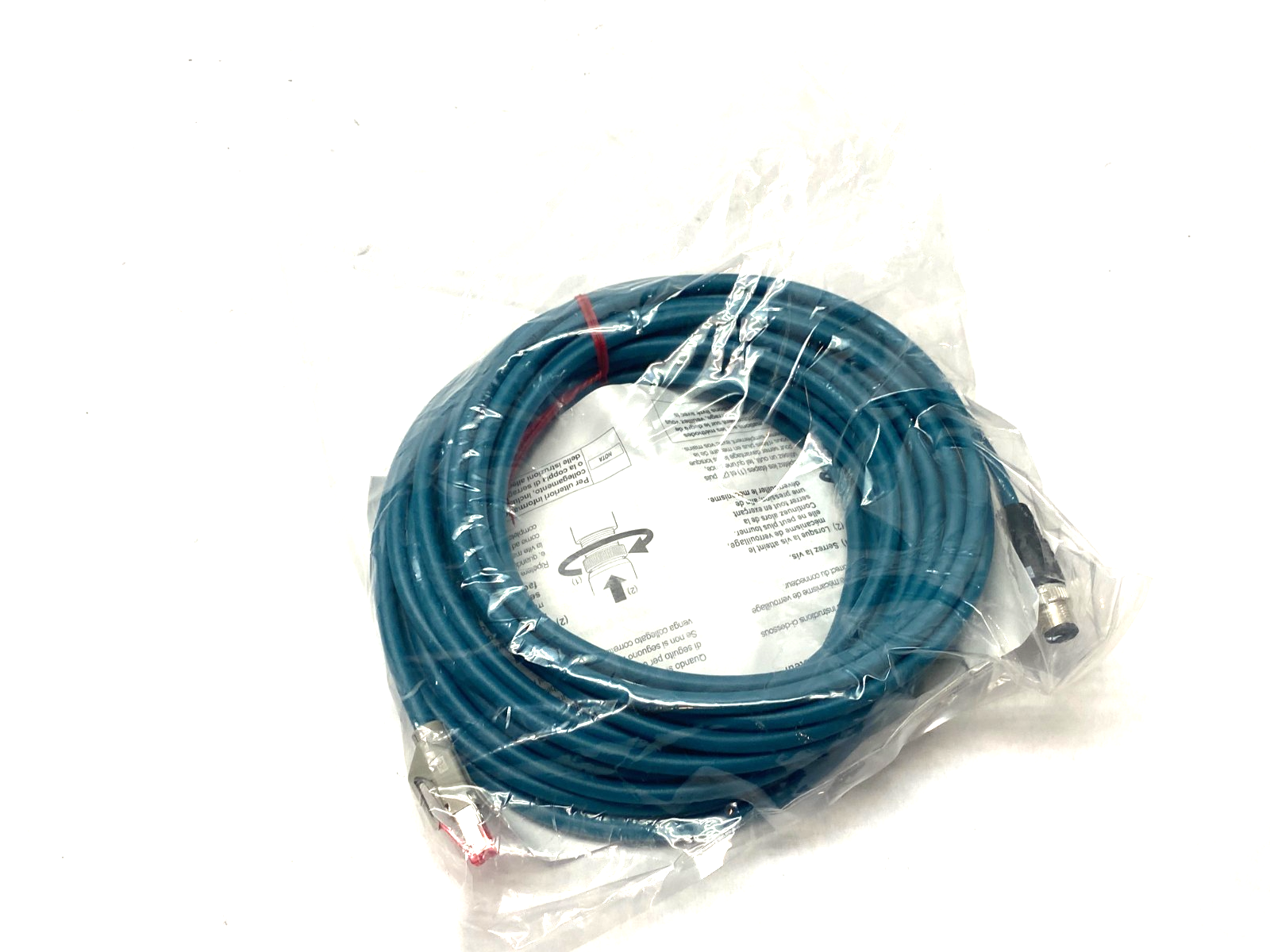 Keyence OP-87459 Ethernet Cable M14 4-Pin to RJ45 10m Length - Maverick Industrial Sales
