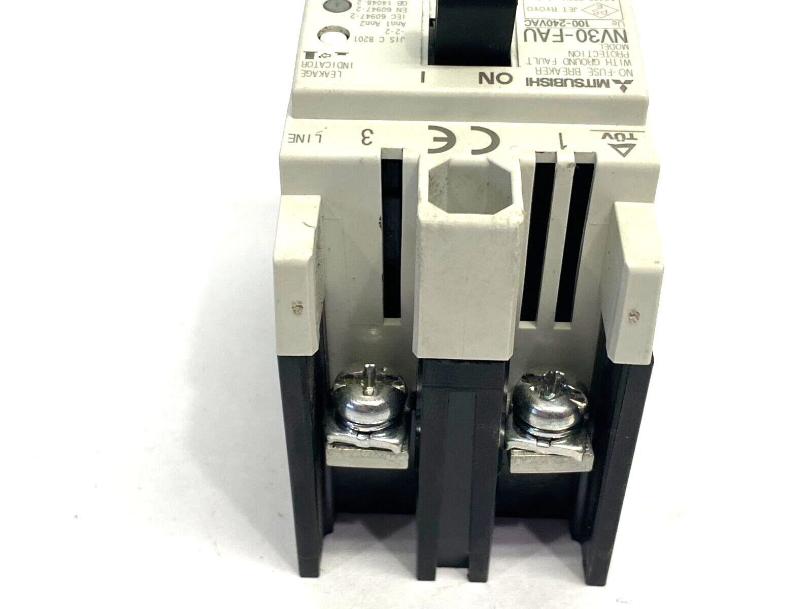 Mitsubishi NV30-FAU No-Fuse Circuit Breaker 2-Pole LN331R573Y04 - Maverick Industrial Sales