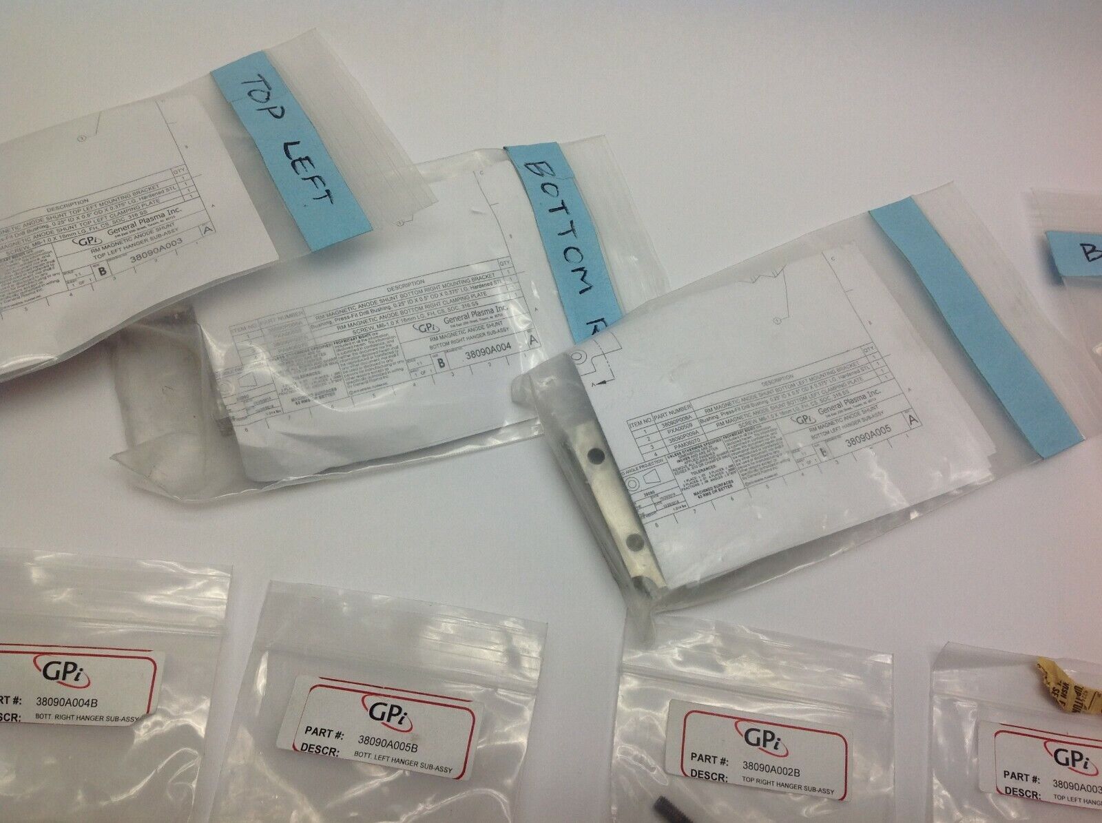 GPi Assorted Hanger Sub-Assembly Plates LOT OF 8 - Maverick Industrial Sales